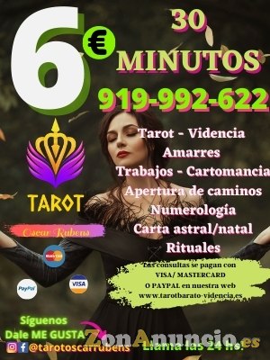 ¿Volvere a verlo? Tarot 30 minutos a 6 euros